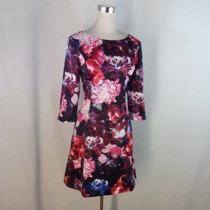 Vince Camuto Floral Printed Fit & Flare Dress for Woman SIze14